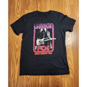 Larkin Poe Blood Harmony Tour 2023 Band Black T-Shirt Ladies Size S/M
